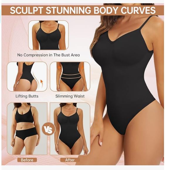 Body Moldeador Reductor 3 en 1 | Sin Costuras | Algodón y Elastán