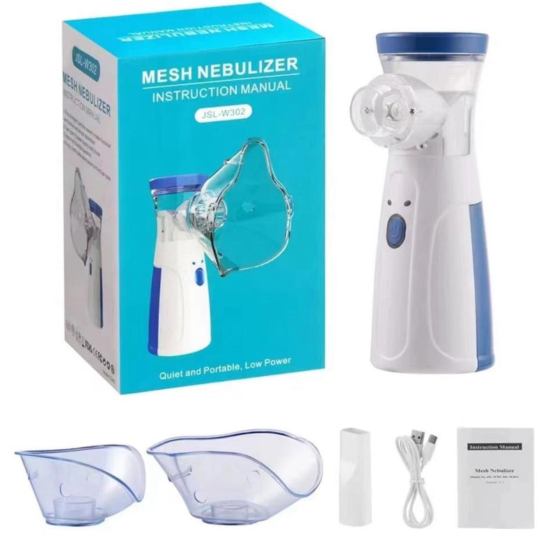 Nebulizador Portátil | Tratamiento Respiratorio en Casa | Silencioso | Fácil de Usar