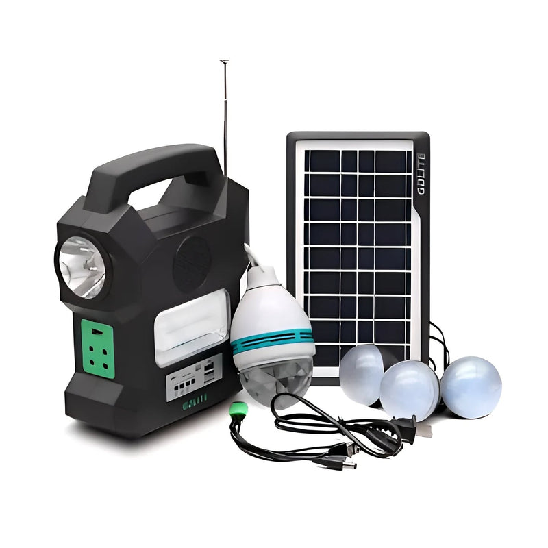 Hogar KIT SOLAR PORTATIL CON LUZ DISCO de Tendeli- Ecuador en