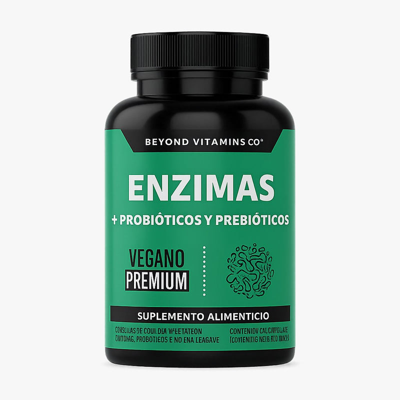 Salud Enzimas Digestivas con Cultivos Vivos e Inulina - 180 Cápsulas de Tendeli- Ecuador en