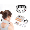 Electro Estimulador Masajeador de Cuello | Pulso Eléctrico Inteligente | Calor Constante | Inalámbrico