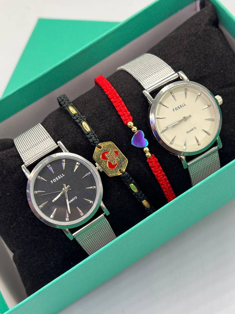 Moda Combo Mamá e Hija – Set de Relojes y Pulseras Tejidas - El Regalo Perfecto en Ecuador de Tendeli- Ecuador en