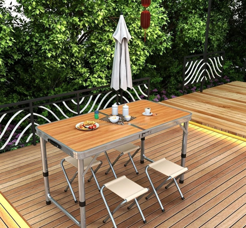 Hogar Mesa Portátil Plegable | Altura Ajustable | Laptop, Comida y Estudio | Ecuador de Tendeli en