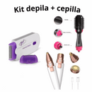 Moda Kit 3 en 1: Cepillo Secador + Rasuradora + Mini Depilador de Tendeli- Ecuador en