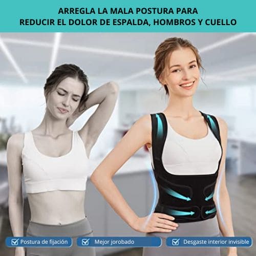 moda Chaleco de Soporte Ergonómico 2x1 – Diseño Cómodo y Ajustable de Tendeli- Ecuador en