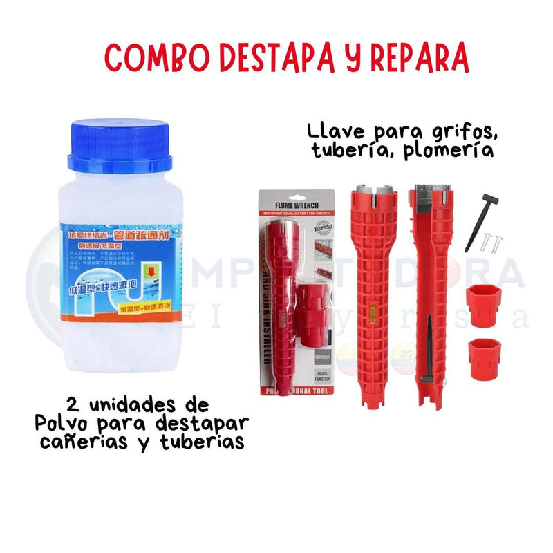 Hogar Combo destapa y repara de Tendeli- Ecuador en