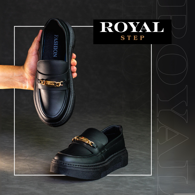 RoyalStep™ – Mocasines Clásicos con Detalle Metálico de Tienda en