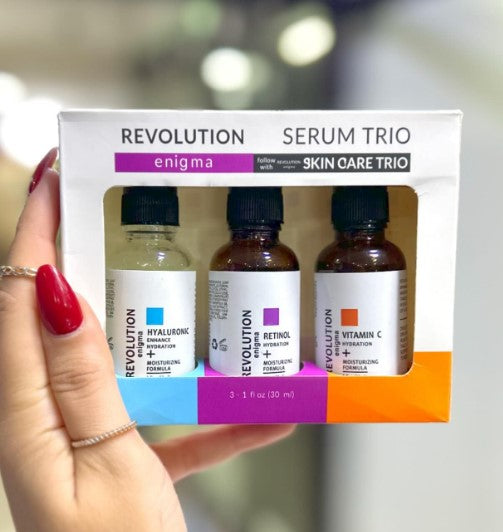 Moda Trío de sueros faciales Revolution para tu piel de Tendeli- Ecuador en