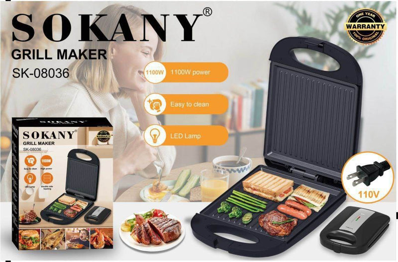 Cocina Parrillera eléctrica Sokany precio Ecuador - Fácil de limpiar de Tendeli- Ecuador en